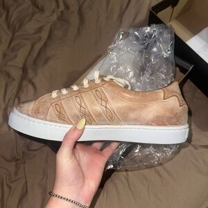 Agave sky leather sheridan tennishoes